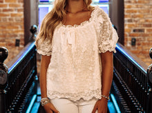 Load image into Gallery viewer, LovLov Romance Dreamy Petal Charm Blouse in Ivory