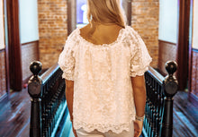 Load image into Gallery viewer, LovLov Romance Dreamy Petal Charm Blouse in Ivory