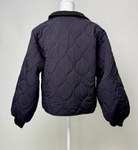 Load image into Gallery viewer, Jodifl Solid Color Quilted Puffer Jacket in Black