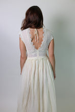 Load image into Gallery viewer, EN CREME Lace Detail Maxi Dress in Cream