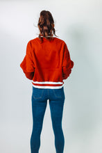 Load image into Gallery viewer, TCEC Alabama Lettering Cropped Sweatshirt in Crimson