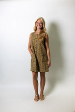 Load image into Gallery viewer, Jodifl Button Down Leopard Dress in Taupe