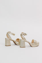 Load image into Gallery viewer, MIA 1976 "RENEE" Platform Heeled Sandal in Gold