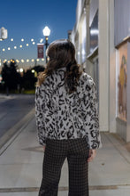 Load image into Gallery viewer, Mystree Animal Faux Fur Open Front Jacket in Stone Grey