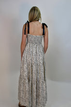 Load image into Gallery viewer, J.nna Floral Tiered Maxi Dress in Black