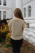 Load image into Gallery viewer, In February Mineral Washed Top in Taupe