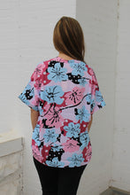 Load image into Gallery viewer, Jodifl Flower Print Boxy Top in Mauve
