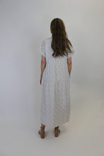 Load image into Gallery viewer, Wishlist Floral Print Corduroy Midi Dress in Ecru/Mocha