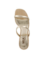 Load image into Gallery viewer, MIA 1976 "ISABELI" Limited Edition Heeled Sandal in Soft Gold