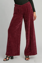Load image into Gallery viewer, Umgee Soft Knit Solid Color Pants in Merlot
