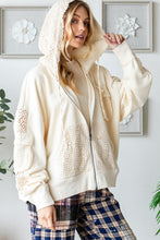 Load image into Gallery viewer, Oli & Hali Solid Color Open Twist Back Jacket in Cream Jacket Oli & Hali