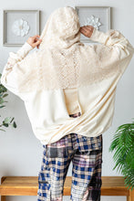 Load image into Gallery viewer, Oli & Hali Solid Color Open Twist Back Jacket in Cream Jacket Oli & Hali