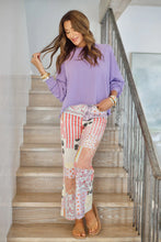 Load image into Gallery viewer, Poppy & Pine Playful Patch Fitted Stretch Denim Pants