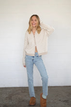 Load image into Gallery viewer, Things Between COOPER Zip Up Jacket in Latte