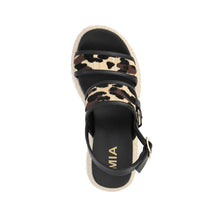 Load image into Gallery viewer, MIA 1976 "YURIS" Wedged Sandal in Leopard