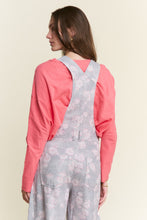 Load image into Gallery viewer, J.nna Floral Print Overalls in Light Grey