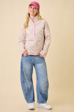 Load image into Gallery viewer, Main Strip Ditzy Floral Print Jacket in Ivory Multi