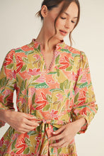 Load image into Gallery viewer, Jodifl Tiered Floral Mini Dress in Pink Mix