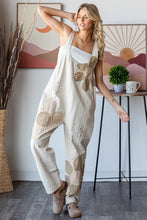 Load image into Gallery viewer, Oli & Hali Large Flower and Paint Splatter Jumpsuit in Natural