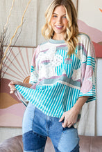 Load image into Gallery viewer, Oli & Hali Flower Patchwork Top in Pink