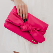 Load image into Gallery viewer, Pretty Simple Billie Bow Clutch Crossbody Bag (MULTIPLE COLORS)