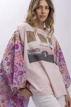 Load image into Gallery viewer, BlueVelvet The King Upcycled Inspired Poncho Top in Pink