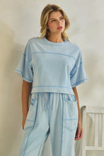 Load image into Gallery viewer, Veveret Knit Easy Set in Light Blue