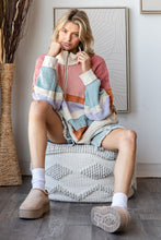 Load image into Gallery viewer, Oli & Hali Color Block Pullover Top in Pink Combo