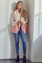 Load image into Gallery viewer, E Luna Open Front Faux Suede Vest in Baby Pink
