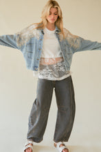 Load image into Gallery viewer, Davi & Dani Denim Jacket with Lace Patches in Denim Blue