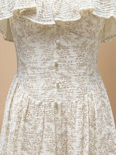 Load image into Gallery viewer, J.nna Floral Print Ruffle Detailed Maxi Dress in Taupe