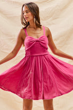 Load image into Gallery viewer, So Me Christmas Holiday Velvet Mini Dress in Pink