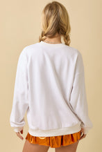 Load image into Gallery viewer, Main Strip Game Day Patchwork Top in White