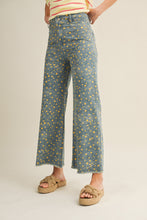 Load image into Gallery viewer, LovLov Whimsical Contemporary Speckled Pattern Pants in Denim Blue