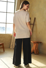 Load image into Gallery viewer, Davi & Dani Solid Color Loose Fit top in Taupe FINAL SALE