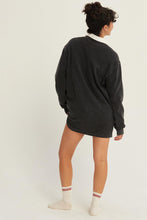 Load image into Gallery viewer, HYFVE Oversized Sweatshirt Dress in Black