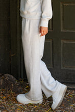 Load image into Gallery viewer, Rae Mode Scuba Knit Straight Leg Pants in Light Heather Grey
