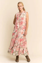 Load image into Gallery viewer, Davi & Dani Floral Maxi Dress with Lace Trim in Floral Multi