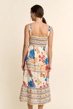 Load image into Gallery viewer, Davi & Dani Parrot Print Maxi Dress in Cream Beige Multi
