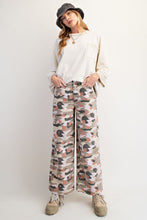 Load image into Gallery viewer, Easel Camouflage Print Washed Twill Pants in Sage Olive