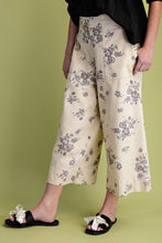 Load image into Gallery viewer, Easel Floral Print Washed Twill Pants in Khaki