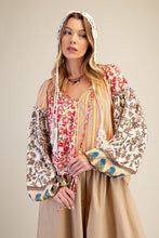 Load image into Gallery viewer, Easel Mix n Match Printed Top in Coral