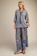 Load image into Gallery viewer, Easel OVERSIZED Mineral Washed Cotton Top in Grey