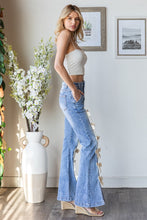 Load image into Gallery viewer, Oli & Hali High Waisted Jeans with Ribbon Bows in Denim