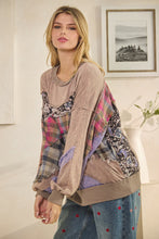 Load image into Gallery viewer, Oli & Hali Contrasting Mix N Match Top in Ash