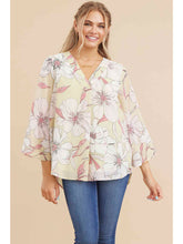 Load image into Gallery viewer, Jodifl Flower Print Top in Pistachio