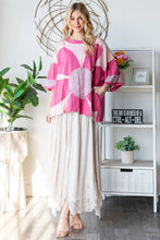 Load image into Gallery viewer, Oli & Hali OVERSIZED Large Patchwork Daisy Top in Pink