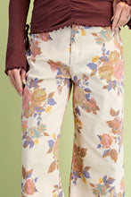 Load image into Gallery viewer, Easel Floral Washed Twill Pants in Khaki