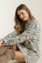 Load image into Gallery viewer, Umgee Cream and Mocha Mix Sweater Tunic Tunic Umgee