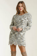 Load image into Gallery viewer, Umgee Cream and Mocha Mix Sweater Tunic Tunic Umgee